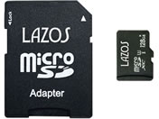 Lazos/microSDXC[J[h 128GB/L-B128MSD10-U3