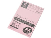 APPJ カラーコピー用紙 A4 ピンク 1冊(100枚) CPP101