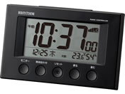 リズム 電波時計 フィットウェーブスマート 黒 8RZ166SR02