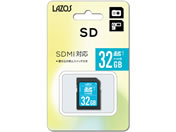Lazos SDHCメモリーカード 32GB L-32SDH10-U1