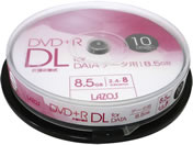 Lazos DVD+R DL データ用 10枚 L-DDL10P