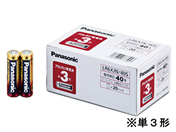パナソニック アルカリ乾電池 単3×40本パック LR6XJN 40S