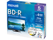 マクセル 録画用BD-R 1回録画 25GB 1〜4倍速 5枚