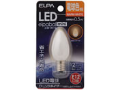 朝日電器 LED球ローソク形 E12電球色 LDC1L-G-E12-G301
