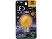 朝日電器/LED電球G30形 E17黄色/LDG1Y-G-E17-G243