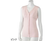 ケアファッション ソフトカップ付ワンタッチラン型シャツ(婦人) ピンク M