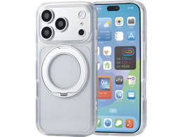 �G���R�� iPhone18 Pro �n�C�u���b�h�P�[�X �Ɍ� MAGKEEP �X�^���h �N���A �V���o�[ PM-A26CMGSTKTSV