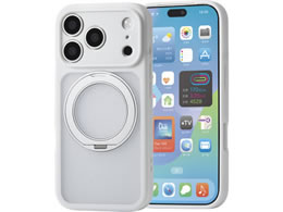 �G���R�� iPhone18 Pro �n�C�u���b�h�P�[�X �Ɍ� MAGKEEP �X�^���h �}�b�g �z���C�g PM-A26CMGSTKCWH