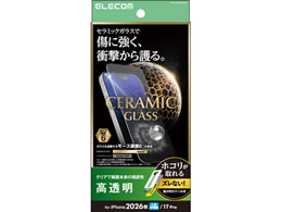 �G���R�� iPhone18 Pro �Z���~�b�N�K���X�t�B���� ������ ���ȒP�\�t�c�[�� PM-A26CFLGCT