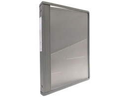 �J���e�u�b�N(�N���A�[�^�C�v)A4 4�� �O���[ �w��30mm 0-5636-13