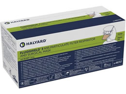 HALYARD �t���C�h�V�[���hN95���X�s���[�^ ���M�����[ N95�}�X�N 25-3236-00 46727(210�}�C)���M�����[