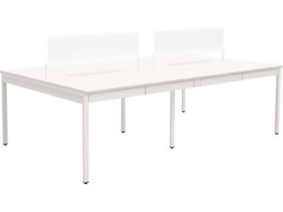 Y2K �t���[�A�h���X�f�X�N W2400�~D1400 �p�l���E���o���t�� �z���C�g NSQ2-2414-WH