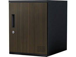 Netforce �L���[�{�C�h ���b�J�[ 1�l�p �V�����_�[�� ����450mm �X�`�[�� �{�b�N�X �u���b�N�~�_�[�N�u���E�� CUB3545FW-BKDBR
