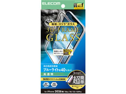 �G���R�� iPhone17e �K���X�t�B���� �u���[�� PM-A26SFLGFOTBL