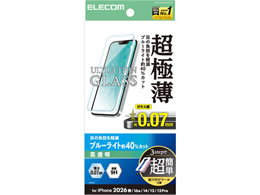 �G���R�� iPhone17e �����K���X �u���[�� PM-A26SFLGUSTBL