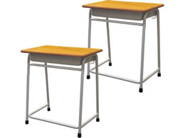 Netforce �w�Z�� �ؖ� �X�`�[�� ��JIS4�� ���o�[�E�b�h�� 2�Z�b�g GKD-3S2-FW-4-RW