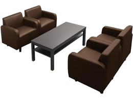 Netforce �A�v�e�B ����5�_�Z�b�g 4�l�p �\�t�@ 1�l�|4��+�ؖڒ��e�[�u�� �u���E���~�_�[�N�u���E�� APT-1A4T3SFW-BR