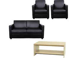 Netforce �V�����}��3 ����4�_�Z�b�g 4�l�p �\�t�@ 1�l�|2��+2�l�|1��+�Z���^�[�e�[�u�� �u���b�N�~�i�`������ CHA3-T13S-FW-NA