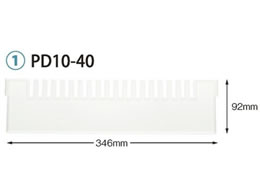 �T�J�Z �d�ؔ� �g���[64-10�^�C�v(�[��10cm)�p W346�~H92mm 62-0851-57