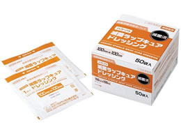 �n�N�]�E���f�B�J�� �n�N�]�E�ŋۃ��b�v�L���A�h���b�V���O 100mm�~100mm 50�� �� 63-5579-94