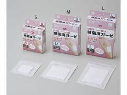 �n�N�]�E���f�B�J�� �ŋۍσK�[�[ M�T�C�Y 7.5cm�~7.5cm 12ply 1���~10�� �� 63-5580-52