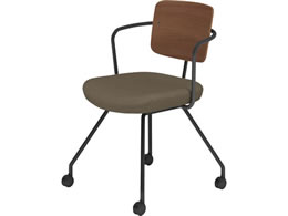 �R�N�� �`�F�A ���[�e �L���X�^�[�r �t���[���^�C�v �w���� K16-B24CU-BM6RX1