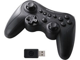 �G���R�� �Q�[���p�b�h PC�p ���C�����X 2.4GHz XInput DirectInput �A�� 13�{�^�� �[�d�� �L���Ή� �N���X�z�u JC-GP40XBK