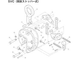 �X�[�p�[ ���݃N�����v SVC �p�p�b�h�Z�b�g SVP0.5