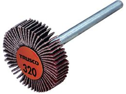 TRUSCO �Z���~�b�N�t���b�v�z�C�[�� ���a3mm #320 �O�a25�~��5�~����30 10�� TCF2505-CE-320