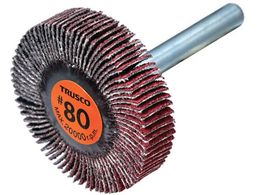 TRUSCO �Z���~�b�N�t���b�v�z�C�[�� ���a6mm #80 �O�a40�~��10�~����40 5�� TCF4010-CE-80