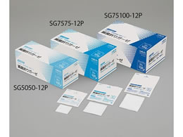 �ŋې܂�K�[�[ 12�� 75�~75mm 100���� 7-1522-02