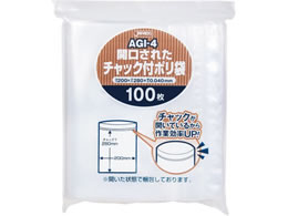 �W���p�b�N�X �J���σ`���b�N�t�|���� ���� 0.04mm�� 200�~280mm 100�� AGI4