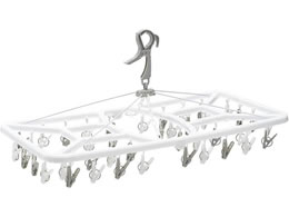 �X�g���b�N�X�f�U�C�� WHITE LAUNDRY �p�n���K�[ �s���`42P SB-093