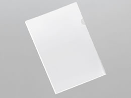 コクヨ クリアーホルダー(ストロングタイプ・マチ付き) A4 透明 5枚 ﾌ