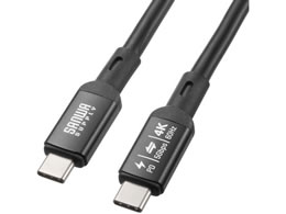 �T�����T�v���C USB5Gbps Type-C�P�[�u�� PD75W DP Alt���[�h�Ή� 5m KU-5GCCP7550
