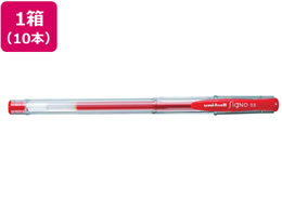 三菱鉛筆 ユニボールシグノ エコライター 0.5mm 赤 10本 UM100EW.15が