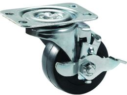 SAMSONG �|���E���^���L���X�^�[ ���݃X�g�b�p�[�t�� PU�� 50mm TP4520-01-PLY-TLB