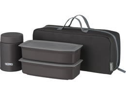 �T�[���X THERMOS�^��f�M�X�[�v�����`�Z�b�g 1.0L �u���b�N�O���[ JEH-1000 BKGY