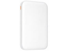 LAZOS ���ő� ���o�C���o�b�e���[ 5000mAh �}�O�l�b�g�[�d�� �z���C�g L-SMB5-WH