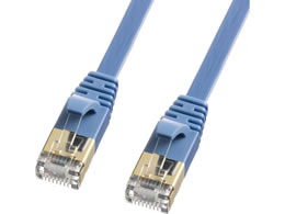 �T�����T�v���C CAT7�t���b�gLAN�P�[�u�� �u���[ 2m KB-FLU7-02BL