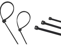 TRUSCO �P�[�u���^�C ��1.9mmX80mm �ő匋����17 �ό� 100�{�� TRCVJ-80W