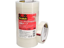 3M �X�R�b�` �X���[�Y�Ɉ����o���铧���e�[�v ��18mm�~����35m 10�� 600-3-1835-10P