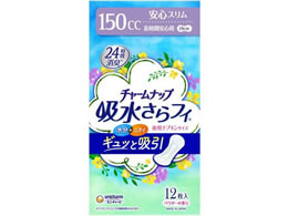 ユニチャーム チャームナップ 吸水さらフィ 長時間安心用 150cc 12枚が