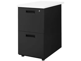 Netforce �i�b�c �e�� 2�i ��400mm �u���b�N�~�z���C�g LD-WD2B-FW-BKWH