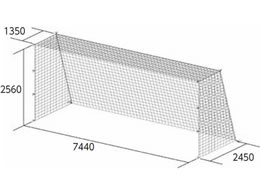 TOEI LIGHT �g�[�G�C���C�g ��ʃT�b�J�[�S�[���l�b�g �l�p�� 2��1�g �|���G�`���������� 440T 72�{ �Ԗ�12cm�p