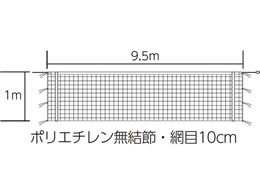 TOEI LIGHT �g�[�G�C���C�g �o���[�{�[���l�b�g 6�l�� �㕔�̂ݔ��ѕt ����AA�� 440T 60�{ �x�N�g�����R�[�h 7mm�~15m