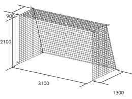 TOEI LIGHT �g�[�G�C���C�g �t�b�g�T���E�n���h�S�[���l�b�g �l�p�� 2��1�g �|���G�`�����L���� 440T 60�{ �Ԗ�10cm�p