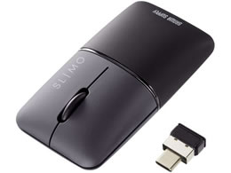 �T�����T�v���C �É����C�����X�u���[LED�}�E�X SLIMO �[�d�� Type-C �u���b�N MA-WCBS310BK