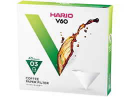 HARIO V60 �p�y�[�p�[�t�B���^�[ 03W 40�� VCF-03-40W