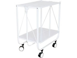 �n���f�B�T�C�h�J�[�g �܂肽���ݎ� �ԒI�Ȃ� �z���C�gR 690�~400�~730mm 8-4764-12